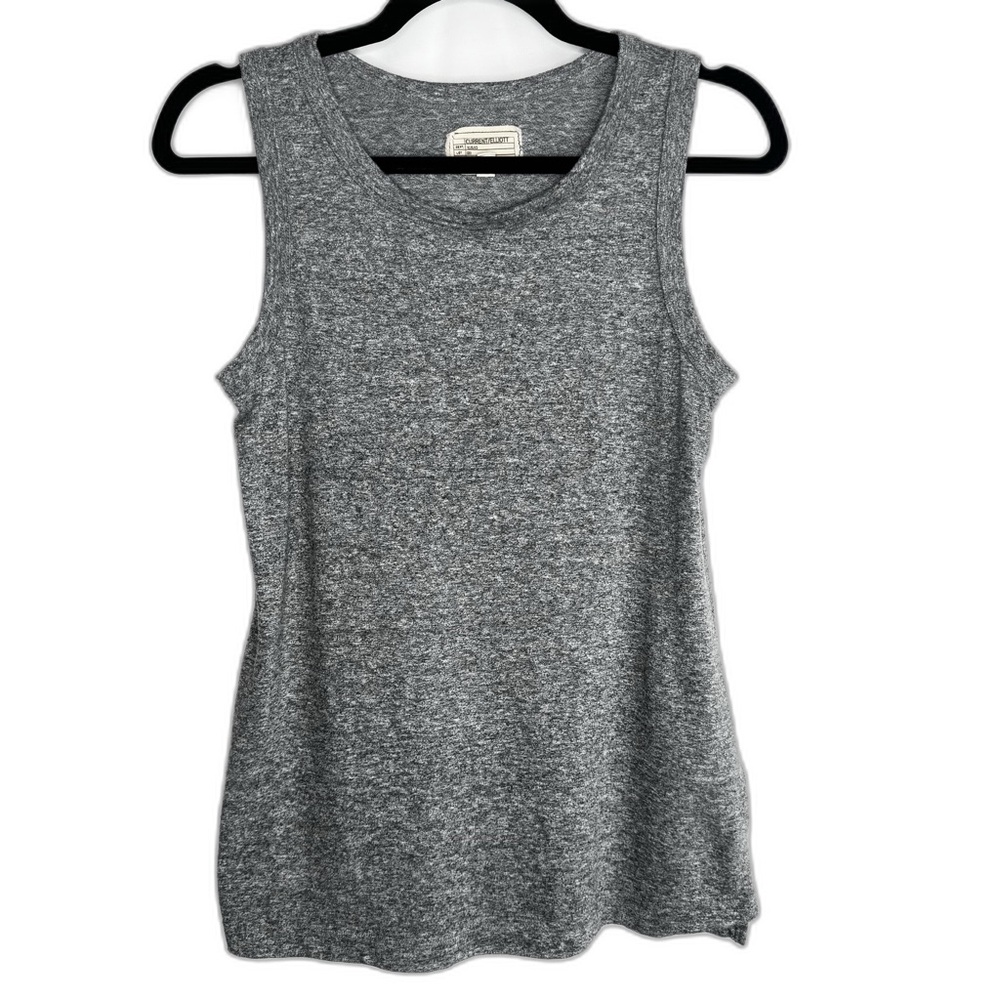 Current/Elliott Heather Gray Tank‎ Top Side Slits Classic Cozy Workout